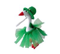 Psdndeww Irish Festival Porch Geese Dress Costume Includes Hat for Porch Statue Decoration Patrick ' s Day Festival Celebration Celebratory Party Deck