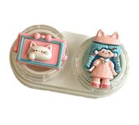 Psdndeww Lenses Case and Removal Tool Compact Size Rubber Eye Lenses Inserter Easy Carry Applies Contacts Safely Compact Drawer Organizers