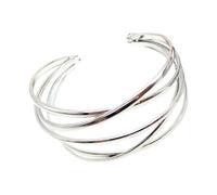 [Psdndeww] Metal Bangle Geometric Vintage Punk Arm Punk Jewelry Fashion Wrist Jewelry Suitable for Daily Party Wear Casual Gathering Bangle, フリーサイズ