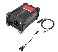 Psdndeww Metal Sound Ground Loopping Isolators Featuring Detachable Earth Switches for Stage Equipment Connectivities Double Xlrs Trss Input Hum Noise Isolators