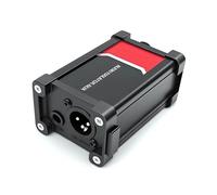 Psdndeww Metal Sound Ground Loopping Isolators Featuring Detachable Earth Switches for Stage Equipment Connectivities Double Xlrs Trss Input Hum Noise Isolators