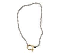 Psdndeww Multi-Purpose Stainless Steel Necklaces Fashion Accessory with Carabiner Designs for Trendy Commuting and Adventures