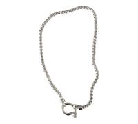 Psdndeww Multi-Purpose Stainless Steel Necklaces Fashion Accessory with Carabiner Designs for Trendy Commuting and Adventures