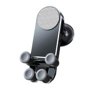 Psdndeww Multifunctional Car Phone Support with Gravities Lock and 360 Rotary Diggers Car Phone Mount 360 Rotatable Car Locking