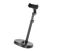 Psdndeww Multiple Directional Phone Stand Featuring 360 Rotation Vertical Lift Heavy Duty Grip Rotatable Mount ABS for Desk Silicone Grip Adjustable Mount