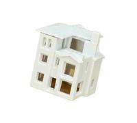 Psdndeww N Scale 1:800 Villas Assembling Model Outland Realisms Scene Miniature Architectural Assembled Models Sand Table Sand Table Scene Building