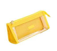 Psdndeww Pencil with High Capacity Pencil 2 Compartments Pen Bag Clear Waterproof Bag Marker Pen Organiser for School Case