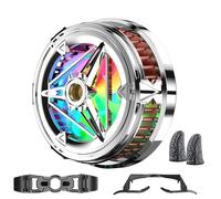 Psdndeww Phone Cooling Fan with Back Clip & Finger Case for Game Low Noise Semiconductor Germ Cooling System