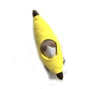 Psdndeww Playfulness Banana Hat with Sponge Pad Breathable Funny Make Up Gear for Halloween and Character Parties Halloween Headwear