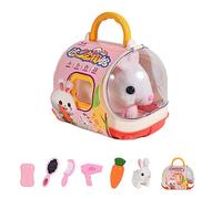 Psdndeww Plush Interaction Toy for Baby Learn to Crawl Electronic Dog Simulation Pet Raising Barking & Walking Kids Gift Electric Plush Toy Pet