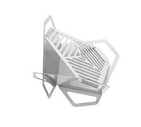 Psdndeww Portable Folding Oven Outdoor Stainless Steel BBQ Grills Rack Removable Charcoal Firewood Stove Burning Stove