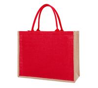 [Psdndeww] Portable Linen Bag Storage Shopping Bag for Outdoor Adventure and Daily Reasons, multicolor, 45x35x17cm