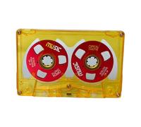 Psdndeww Retro Inspired Metal Frame Tape 45min Time Premium Materials Sound Art Applications Double Side Metal Cassettes