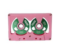 Psdndeww Retro Inspired Metal Frame Tape 45min Time Premium Materials Sound Art Applications Double Side Metal Cassettes