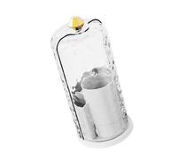 Psdndeww Rotating Cosmetic Storage Box Transparency Multi Compartment Designs Space Saving Bathroom Countertop Organiser Rental Friendly Makeup Organizer