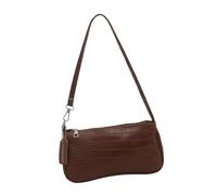 Psdndeww Shoulder Bag Leather Tote Handbag Evening Clutch Purse Leather Sling Hobboat Randy Under Arm Bag Women Hobo, coffee