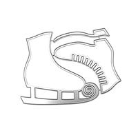 Psdndeww Skates Metal Cutting Dies Stencil Scrapbooking Album Paper Card Template Mold Decoration
