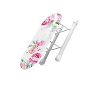 Psdndeww Small ironing board for on the go, wrinkle remover, safe for fabrics, comfortable, easy to store, table ironing board