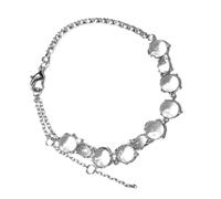 Psdndeww Sparkling Fashion Bead Wristband Crystal Showcases Individuality Suitable For Fashionable Adults Daily Wear