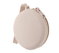[Psdndeww] Strong and durable silicone cash holder with multi-function compartments, easy to transport for travel or work with silicone coin pouch, Bee White