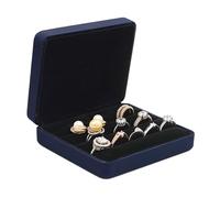 Psdndeww Travel Ring Box Handmade Jewellery Storage Case Cash Till Small Portable Jewellery Earring Gift Collection For Christmas