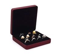 Psdndeww Travel Ring Box Handmade Jewellery Storage Case Cash Till Small Portable Jewellery Earring Gift Collection For Christmas