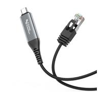 Psdndeww Type C to RJ45 Networking Adapter Cable 1000Mbps Not Require Driver Instantly Setups for Fast Internet Access Plugs Play Gigabit Ethernet Adapter