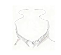 Psdndeww Unconventional Asymmetric Face Chain Punk Body Jewelry Alloy Lip Rings for Artistic Expressions Unconventional Punk Face Chain Designs