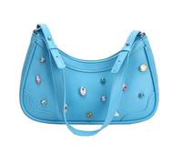 [Psdndeww] Underarm Bag Universal Fashion Trendy Tote Bag Handbag Shoulder Bag for Women Girls Women Large Capacity Underarm Bag, blue