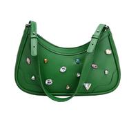 [Psdndeww] Underarm Bag Universal Fashion Trendy Tote Bag Handbag Shoulder Bag for Women Girls Women Large Capacity Underarm Bag, green