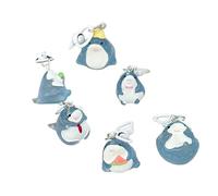 Psdndeww Unique 3D Fish Key Chain Pendant Handy Resin Fish Key Rider with Luminous Dark Functionality for Car Keys