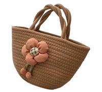 [Psdndeww] Unique Design Ladies Casual Knitted Bag Elegant Hand Woven Clutch Carry Your Essence in Various Occasions, Chick Bag Khaki Bag