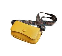 [Psdndeww] Versatile Shoulder Bag Large Capacity Vintage Bag Ethnic Crossbody Bag Fashion Bag for Teen Girls, orange