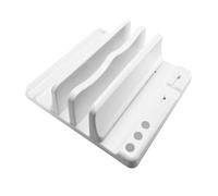 Psdndeww Vertical Laptop Stand Adjustable Suitable for Desktop Space Saving Laptop Vertical Stand for Notebook Adjustable Desktop Holder Space Saving Dock