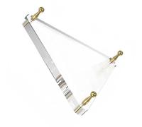Psdndeww Weight Portable Basketball Holder Display Ball Stand Triangular Thickened Soccer Volleyball Holder Easy to Use Volleyball Football Stand Tabletop Base