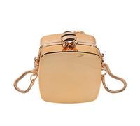 [Psdndeww] Women Handbag Acrylic Evening Bag Party Bridal Clutch Wedding Purse Shoulder Crossbody Bag Detachable Chain, Square