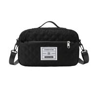[Psdndeww] Women Small Crossbody Bag Fashion Top Handle Shoulder Property Checkers Handbag Detachable Strap Top Handle Handbag for Women, Black