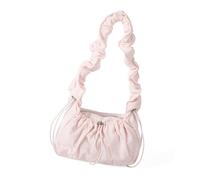 Psdndeww Women's Bag, Korean Style, Simple Crossbody Shoulder Cloud, Commuting to Work, Polka Dot, Pleated Messenger Female, Simple Crossbody Korean Style Cloud, a