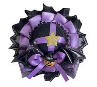 Psdndeww womens Gothic Hair Clip Halloween Devil Wing lers Hat Headwear Neckband Collar,Holloween Decoration