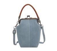 [Psdndeww] Women's Phone Bag Fashion Messenger Trendy Shoulder Kiss Handbag All Matching Crossbody Commuter Women Simple Crossbody Top Handle Handbag Kiss Shoulder, blue (pale), One size