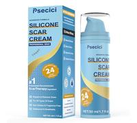 Psecici Scar Cream,Advanced Scar Gel,Silicone Scar Gel,Scar Removal Cream for Surgical Scars,Burn,Acne,Stretch Mark,Keloid Bump,C Section Scars