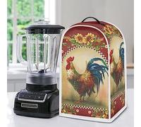Psesaysky Sunflower Rooster Blender Cover Kitchen Appliance Case Dust Protection Covers Women Gift Kitchen Accessories Decor Fingerprint Protection