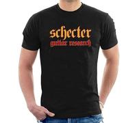 PSEZODIR Schecter T-Shirt Guitar Research All S47 (Black S)