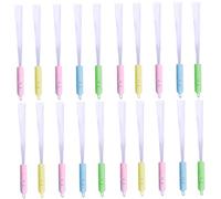 PSFDEWT 20pcs Fiber Optic Lights LED Fiber Optic Wand 3 Lighting Modes Lights with Lanyard and Button Battery Colorful Flashing Led Wands for Party Concert New Year PartyFiber