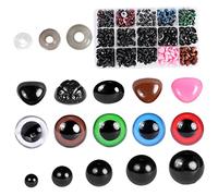 PSFDEWT Plastic Safety Eyes Noses Knitted Doll Eyes for Craft Doll Making 560pcsSafety and Noses
