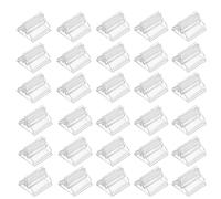 PSFXBM 40 Pcs Place Card Holders, Card Stand, Photo Holders For Tables, Menu Holders For Tables, Sign Holder, Clear Plastic Display Stands For Wedding Photos Memos Pictures Display