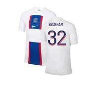 PSG 2022-2023 Third Shirt BECKHAM 32 in White | Size: Medium PSG White Medium