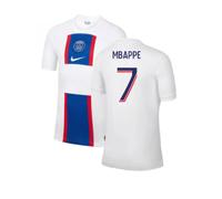 PSG 2022 - 2023 Third Shirt - Mbappe 7 in White | Size: Medium PSG White M