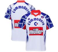 Score Draw Retro Paris Saint Germain 1992 Home Shirt Red