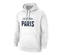 PSG Junior Paris ICI CEST 21 footer with hood, white | Size: 7-8 Years PSG White 7-8 Years
